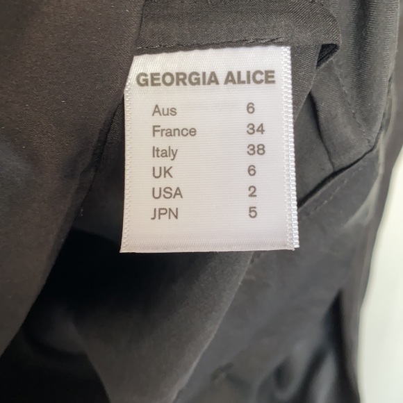 Georgia Alice Black Silk Blouse - Picture 7 of 8